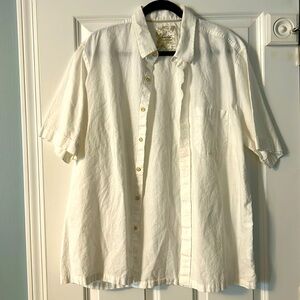 Tasso Ella Island button up short sleeve shirt sz XL
